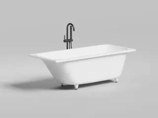 Ванна из искусственного камня Salini Orlanda Kit S-Sense 102115GRF 160x70см RAL полностью