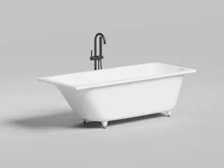 Ванна из искусственного камня Salini Orlanda Kit S-Sense 102111MRH 170x70см RAL снаружи