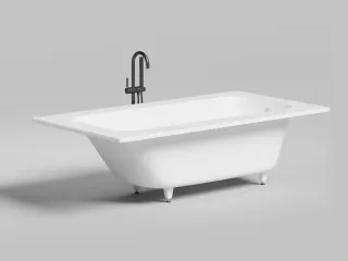 Ванна из искусственного камня Salini Orlanda Plus S-Stone 102024MRF 190x100см RAL полностью