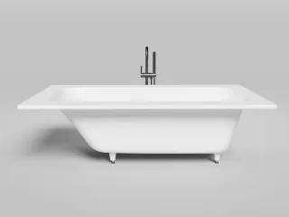 Ванна из искусственного камня Salini Orlanda Plus Kit S-Sense 102114MH 190x100см RAL снаружи