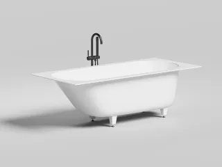 Ванна из искусственного камня Salini Ornella Kit S-Sense 102412MRF 180x80см RAL полностью