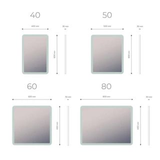 Зеркало с подсветкой Vigo Wing Classic 080 50 см