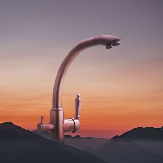 Смеситель для кухни Swedbe Selene Plus 8044 с каналом для подключения фильтра медь