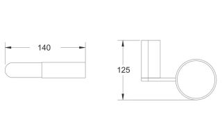 Мыльница Rose RG1703H чёрный
