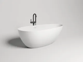 Ванна из искусственного камня Salini Paola In S-Stone 101612SMRH 172x82см RAL снаружи