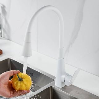 Смеситель для кухни Shevanik S543C-1 белый