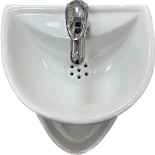 Писсуар подвесной Laguraty X1 с раковиной белый