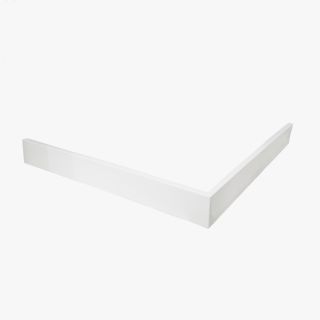 Экран для душевого поддона Veconi Pietra PS W, 1000x1000x30, гелькоут и стекловолокно, белый