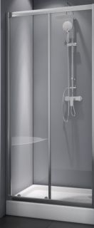 Душевая дверь BelBagno DUE 140см хром DUE-BF-1-140-C-Cr