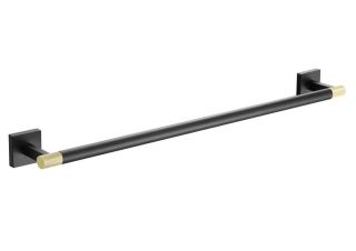 Полотенцедержатель Rose RG3017H 59см золото/чёрный