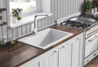 Смеситель для кухни Rose R1313 хром