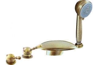 Смеситель на борт ванны Rav Slezak Labe L470.5PSM бронза