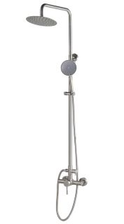 Душевая стойка РМС SUS124-003DK-2 нержавеющая сталь