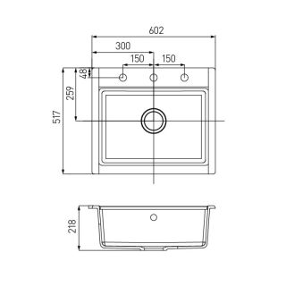 Мойка кухонная Акватон ДЕЛИЯ 60 кофе