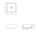 Раковина Style Line CREA 35 SQUARE СС-00002285