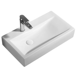 Раковина накладная Azario 66х37.5х12.5 фаянс (AZ4310)