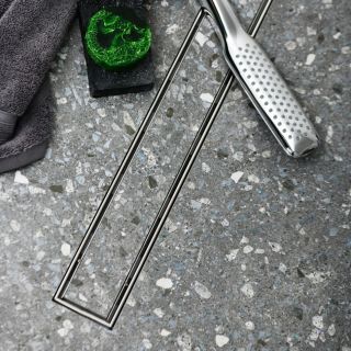 Душевой лоток Paini Klasik CH450KN с рамкой 45см хром глянец