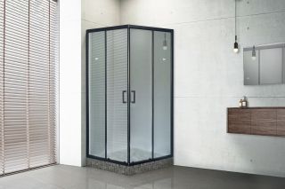 Душевой уголок Royal Bath HPD 90x90см чёрный RB90HPD-C-BL