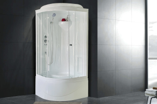 Душевая кабина Royal Bath BK стекло прозрачное 90x90см RB90BK1-T