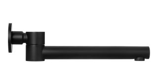 Поворотный излив Swedbe Platta 5513B чёрный