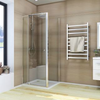 Душевой уголок Veconi Rovigo RV-026, 1200х900х1950, хром, стекло прозрачное