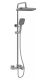 Душевая стойка Rose R1896T-6 с термостатом пепельный