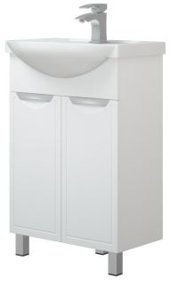 Тумба под раковину Corozo Монро М 50см белый SD-00001289
