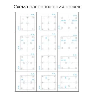 Душевой поддон RGW ST-G 16152100-02 100x100см графит