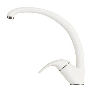 Смеситель для кухни Polygran Высокий белый хлопок 660687