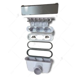 Сифон для душевых поддонов RGW Q10-C хром