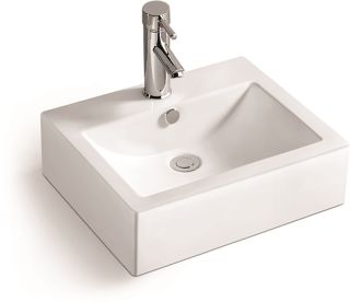 Раковина накладная SantiLine SL-1005 52см белый