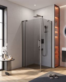 Душевой уголок CEZARES SLIDER-AH-1-80-100/110-GRIGIO-GM