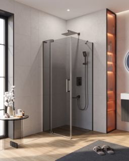 Душевой уголок CEZARES SLIDER-AH-1-80-70/80-GRIGIO-GM