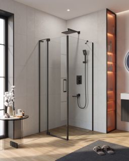 Душевой уголок CEZARES SLIDER-AH-1-90-70/80-C-NERO