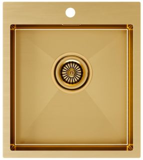 Мойка кухонная Paulmark Kroner PM214551-BG брашированное золото