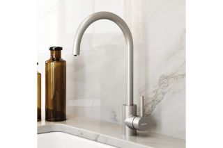 Смеситель для кухни Damixa Merkur 400721400 с каналом для питьевой воды, никель