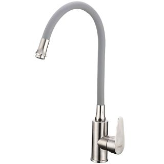 Смеситель для кухни Frap F4448 Серый