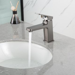 Смеситель для раковины Frap F1090-9 Оружейная сталь