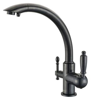 Смеситель для кухни ZORG Sanitary ZR 314 YF-33 ЧЕРНЫЙМЕТАЛЛ