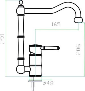 Смеситель для кухни ZORG Inox SZR-0031