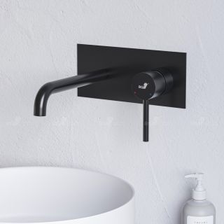 Встраиваемый смеситель для раковины RGW Shower Panels SP-45-11B чёрный 51140545-04