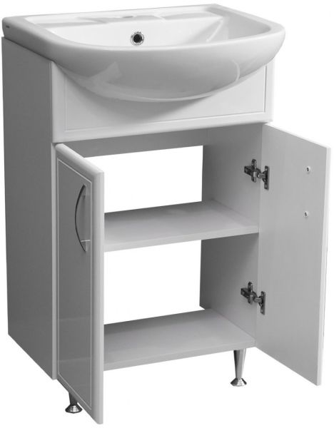 Тумба под раковину Stella Polar Концепт 55см белый SP-00000045