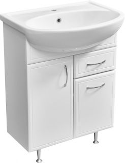 Тумба под раковину Stella Polar Концепт 60см белый SP-00000053