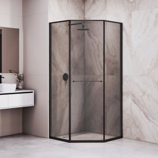 Душевой уголок RGW SV-82B "L" 33328200-34L 100x100 см чёрный