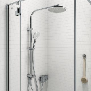 Душевая стойка IDDIS Swipe хром/белый SWI3F97i76