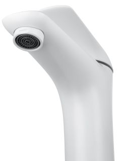 Смеситель для раковины Wonzon & Woghand Elbe WW-A41222-MW белый матовый