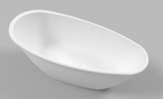 Ванна из искусственного камня Whitecross Spinel B 0210.155073.200 155x73см белый матовый