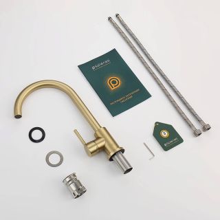 Смеситель для кухни Splenka S201.40.03 золотой сатин