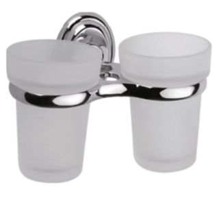 Стакан для ванной комнаты Haiba HB1508 двойной хром