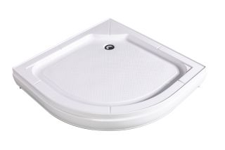 Душевой поддон RIVER  80*80*15  полукруг LIGHT